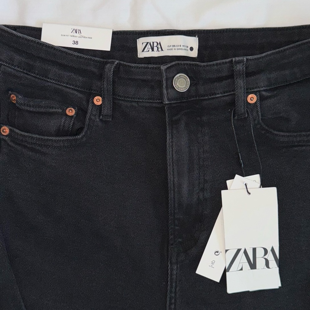 Zara Women's Skinny Black Jeans